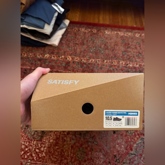 Satisfy‎ x Hoka Mafate Speed 4 Lite Coffee